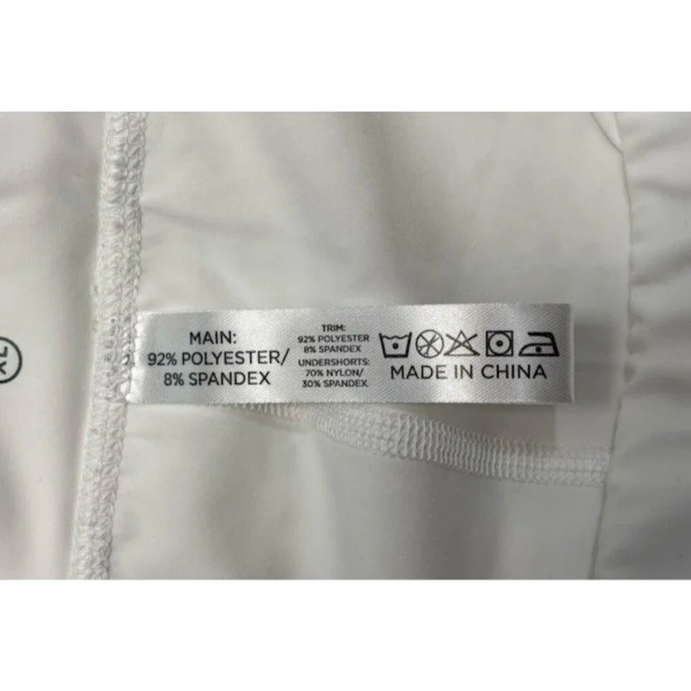 Tuckernuck White Cane Williams Tennis Skirt Eyelet Athletic XL Pickleball Golf